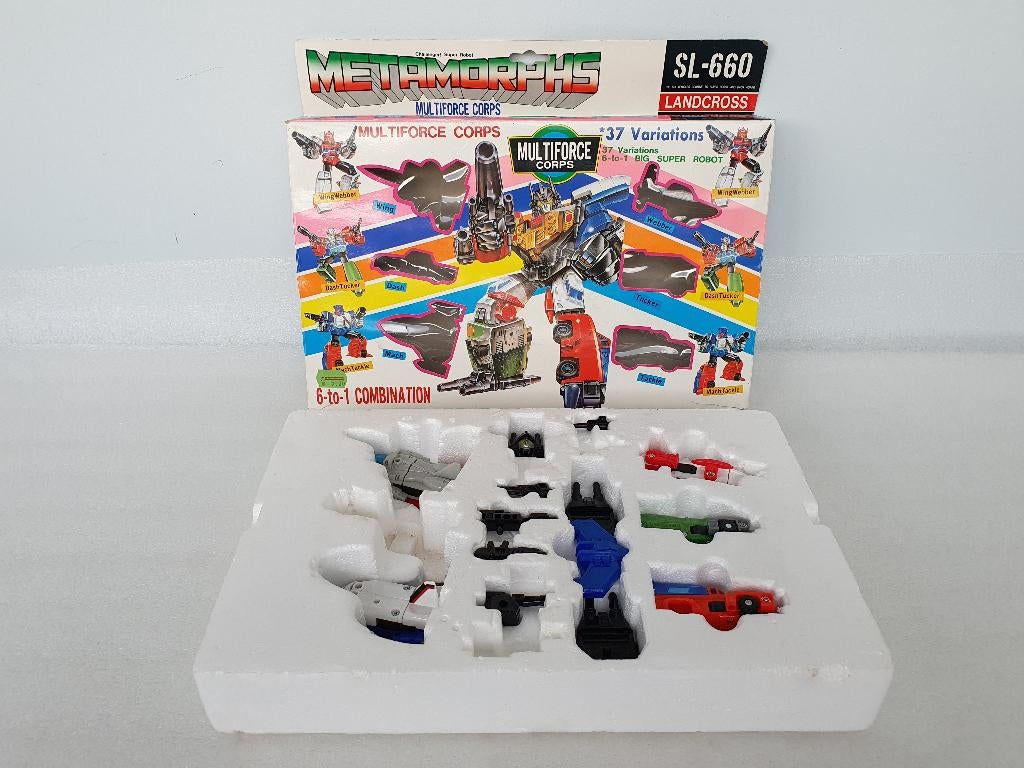 Robot Transformable Astrobot Royal Condor 1985 - 4 En 1, Métal, 9 Pouces