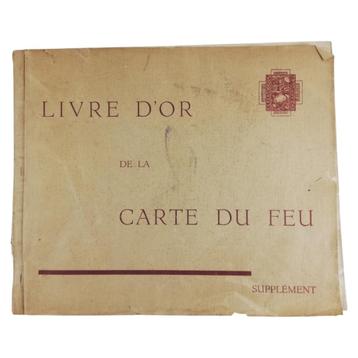 Livre d'Or de la Carte du Feu beschikbaar voor biedingen