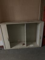 retro houten kast met houten schuifdeuren, Huis en Inrichting, Ophalen