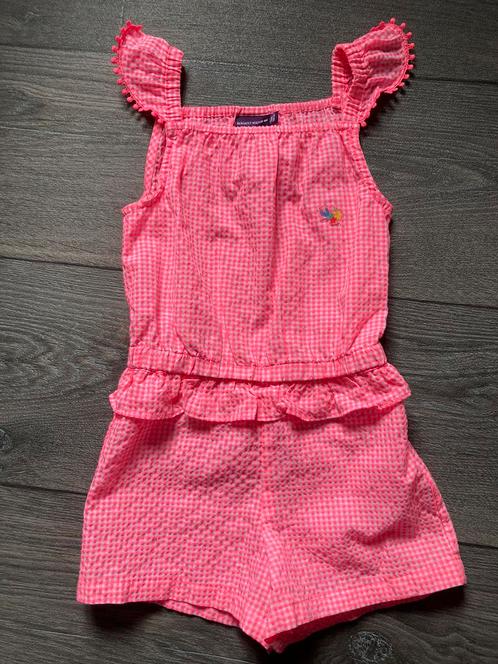 Combishort été Sergent Major rose à carreaux blanc, Kinderen en Baby's, Kinderkleding | Maat 98, Zo goed als nieuw, Meisje, Overige typen