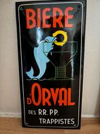 Echt geëmailleerd bord van 20/10 cm van Orval, Verzamelen, Zo goed als nieuw