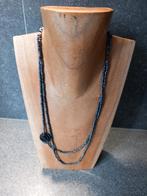 Donkerblauwe ketting, Ophalen of Verzenden, Nieuw, Blauw, Kunststof