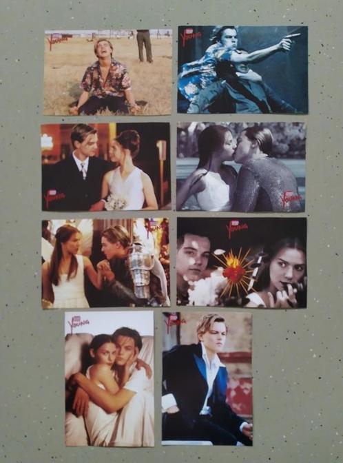 vintage 8x Cartes Pop Young - Film Roméo et Juliette - 1996, Collections, Cinéma & Télévision, Utilisé, Film, Enlèvement ou Envoi