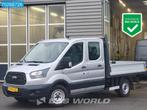 Ford Transit 105pk Euro6 Trekhaak Open Laadbak Dubbel cabine, Auto's, Bestelwagens en Lichte vracht, Euro 6, 4 cilinders, Lederen bekleding