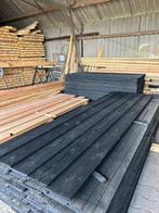 Douglas potdekselplank zweeds Rabat zwart 2.7x19x300/400/500, Ophalen, Nieuw, Balken