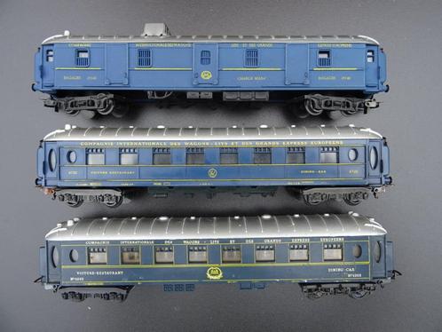 Lot luxe reizigerswagons - Lima - HO, Hobby en Vrije tijd, Modeltreinen | H0, Gebruikt, Wagon, Gelijkstroom, Lima, Ophalen of Verzenden