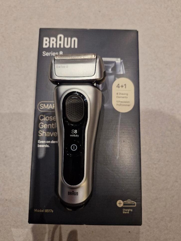 Braun Series 8 Model 8517s, Elektronische apparatuur, Persoonlijke Verzorgingsapparatuur, Zo goed als nieuw, Scheren en Epileren