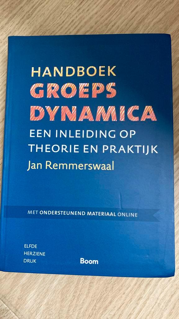Jan Remmerswaal - Handboek groepsdynamica, Boeken, Wetenschap, Zo goed als nieuw, Ophalen of Verzenden