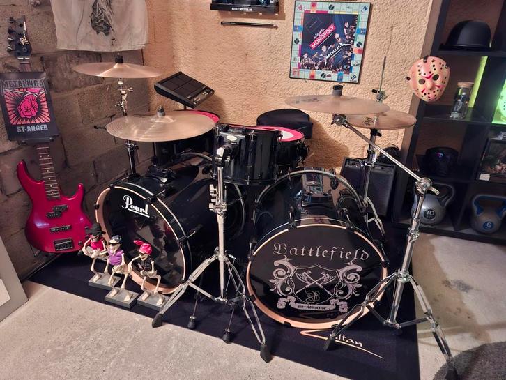 Pearl vision birtch double bas, Muziek en Instrumenten, Drumstellen en Slagwerk, Pearl, Ophalen