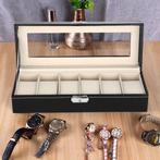 Doos/display of opbergruimte voor horloges, Handtassen en Accessoires, Horloges | Heren, Ophalen of Verzenden, Nieuw, Leer