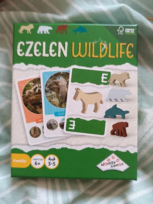 Ezelen wildlife; kaartspel 6+jaar, Hobby en Vrije tijd, Gezelschapsspellen | Kaartspellen, Nieuw, Drie of vier spelers, Vijf spelers of meer