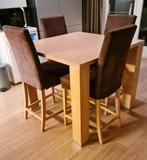 table à manger + 4 chaises, 50 à 100 cm, 50 à 100 cm, Enlèvement, Utilisé