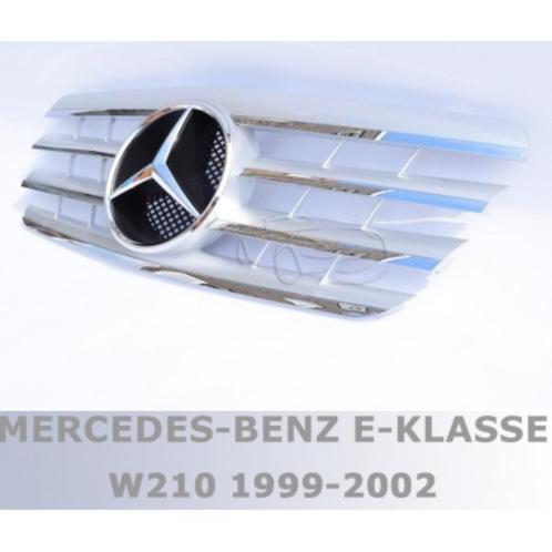 CALANDRE LOOK AMG MERCEDES W210 S210 E (99-02) ALU - CHROME, Auto diversen, Tuning en Styling, Ophalen of Verzenden
