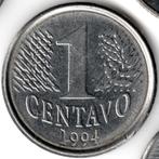 Brazilië : 1 Centavo 1994  KM#631  Ref 16095, Postzegels en Munten, Verzenden, Zuid-Amerika, Losse munt