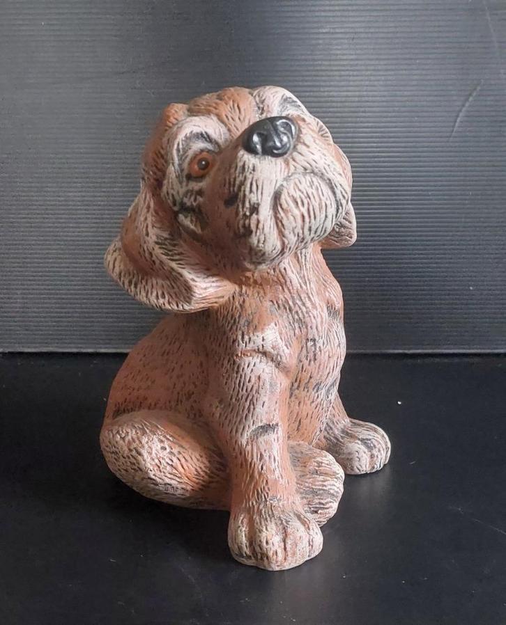Beeldje van een Rhodesian Ridgeback puppy, Verzamelen, Beelden en Beeldjes, Gebruikt, Dier, Ophalen of Verzenden