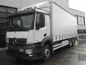 Mercedes-Benz Actros 2535 met schuifzeil,laadklep 2 ton,stuu beschikbaar voor biedingen