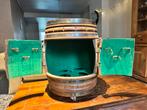 Vintage handgemaakte houten mini-bar / drankkast, Antiek en Kunst, Ophalen