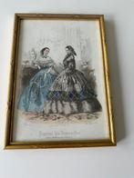 Ingekaderde prent Journal des demoiselles, Ophalen, Zo goed als nieuw, Minder dan 50 cm, Minder dan 50 cm