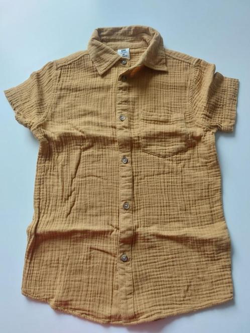 Hemdje tetra korte mouw maat:134/140 4€, Kinderen en Baby's, Kinderkleding | Maat 134, Zo goed als nieuw, Jongen, Overhemd of Blouse