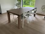 Houten tafel Henders & Hazel, Huis en Inrichting, Tafels | Eettafels, Ophalen, Gebruikt, 100 tot 150 cm, 200 cm of meer