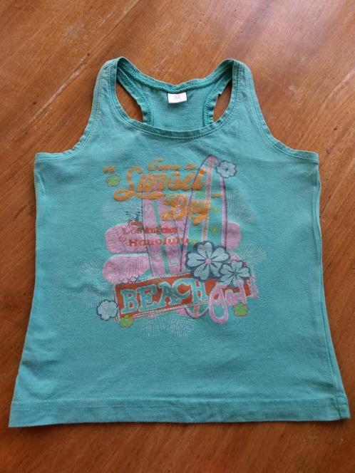 Turqoise top - maat 92, Kinderen en Baby's, Kinderkleding | Maat 92, Gebruikt, Meisje, Shirt of Longsleeve, Ophalen of Verzenden