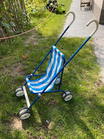 Vintage retro poppenwagen, Enlèvement, Comme neuf, Autres types