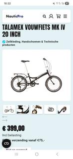 Nieuw Tamalex vouwfiets 20 inch met tasje 200€, Ophalen of Verzenden, Nieuw