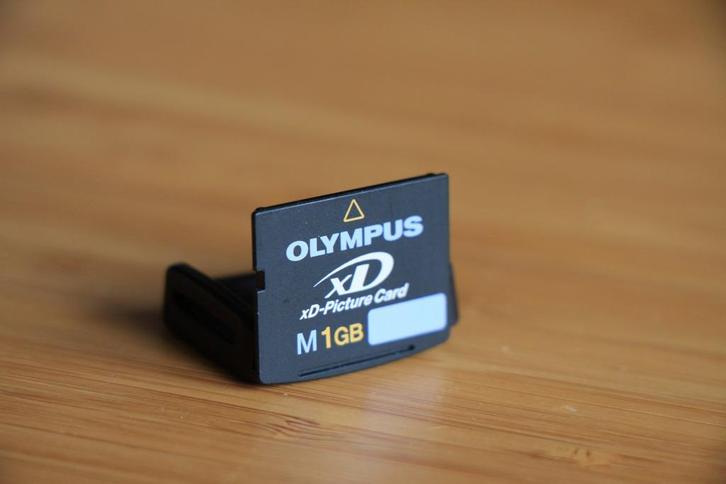 Olympus 1Gb xD card M serie, Audio, Tv en Foto, Foto | Geheugenkaarten, Zo goed als nieuw, XD, Minder dan 2 GB, Fotocamera, Ophalen of Verzenden