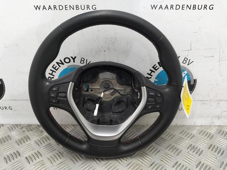 F20 leder stuurwiel  met rood stiksel, Auto-onderdelen, Besturing, BMW, Gebruikt, Ophalen of Verzenden
