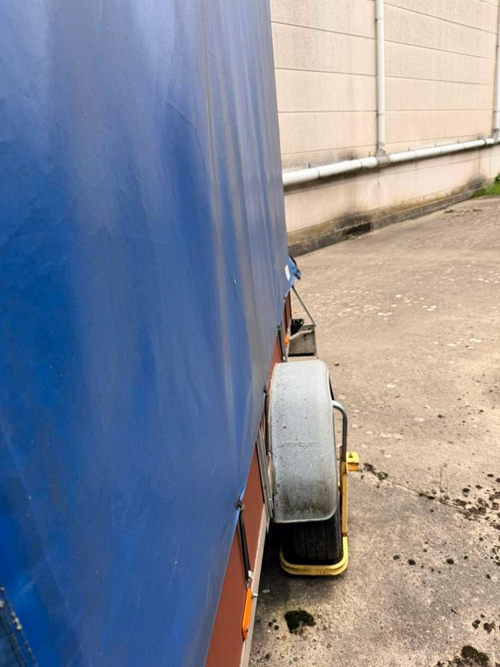 Aanhangwagen met dekzeil en rem, Auto diversen, Aanhangers en Bagagewagens, Gebruikt, Ophalen