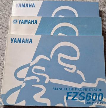 Notice/mode emploi /entretien Yamaha Fazer 600 beschikbaar voor biedingen