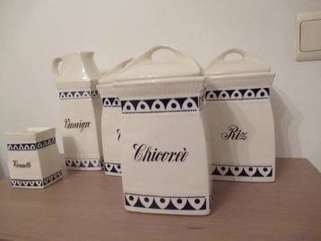 keukenpotten-eenvoudig design in blauw -ANTIEK beschikbaar voor biedingen