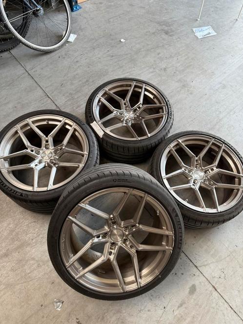 Concaver 20 inch velgenset met Michelin Pilot Sport 4S bande, Auto-onderdelen, Banden en Velgen, Band(en), 20 inch, Ophalen of Verzenden