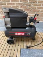 Balma 1,5 PK oliegekoelde  compressor 24 ltr 11 bar, Doe-het-zelf en Bouw, Ophalen, Gebruikt, 10 bar of meer, Minder dan 200 liter/min