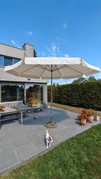 Parasol 400 cm inclusief parasolvoet, Ophalen, Gebruikt, Parasolvoet