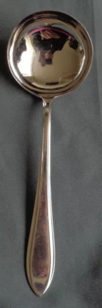 Gero Zilmeta 718 Wals Puntfilet Sauslepel Juslepel 19cm Grav, Huis en Inrichting, Keuken | Bestek, Zo goed als nieuw, Verzenden