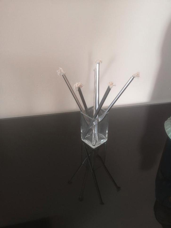 Olielampjes sfeerset, Antiek en Kunst, Antiek | Glaswerk en Kristal, Ophalen of Verzenden