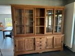 teak vitrinekast, Huis en Inrichting, Ophalen, 200 cm of meer, Glas, 200 cm of meer