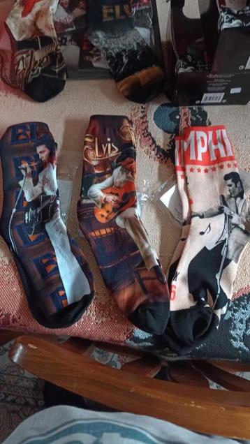 Elvis sokken, 5 verschillende verkrijgbaar, 10 euro per paar beschikbaar voor biedingen