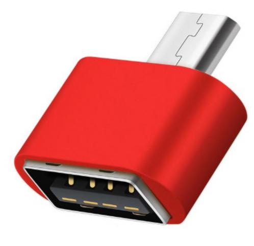 OTG On The Go Micro USB Converter Adapter voor Android Rood, Telecommunicatie, Mobiele telefoons | Toebehoren en Onderdelen, Nieuw