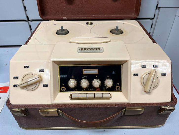 Magnétophone à bandes Vintage PROTOS - Années 50/60, TV, Hi-fi & Vidéo, Enregistreurs audio, Magnétophone, Enlèvement