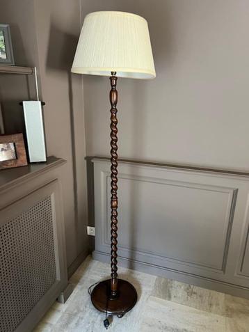 antieken houten staande lamp, Maison & Meubles, Lampes | Lampadaires, Enlèvement ou Envoi, Utilisé, Antiek
