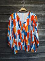 Leuke Gekleurde Bloes In Maat 50, Enlèvement ou Envoi, Porté, Taille 46/48 (XL) ou plus grande, Blanc