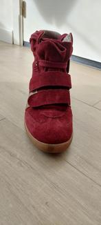 Serafini laarsjes, bordeaux, Kleding | Dames, Schoenen, Overige kleuren, Lage of Enkellaarzen, Ophalen of Verzenden, Zo goed als nieuw