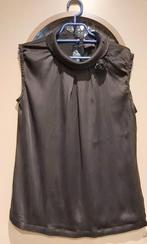 zijden top, 38, Giovane, Kleding | Dames, Maat 38/40 (M), Zwart, Ophalen of Verzenden, Zo goed als nieuw