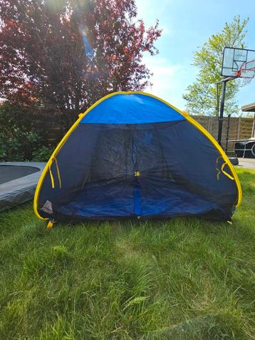 Opvouwbare strand tent blauw beach pop up tent beschikbaar voor biedingen