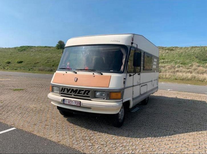 Beau camping-car rétro de 1994, Caravanes & Camping, Camping-cars, Particulier, jusqu'à 4, Intégral, Hymer, Fiat, Diesel, Boîte manuelle
