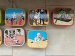Set van 16 blikken dozen kuifje, Verzamelen, Stripfiguren, Ophalen, Kuifje, Gebruikt, Overige typen