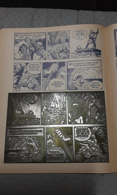 Le chevalier rouge, Johan, plaque d'impression en zinc, 1ère, Livres, BD, Comme neuf, Une BD, Enlèvement ou Envoi