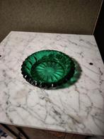 Vintage smaragd groene asbak, Antiek en Kunst, Ophalen of Verzenden